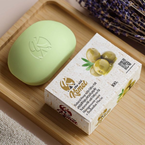 Natural soap with olive oil